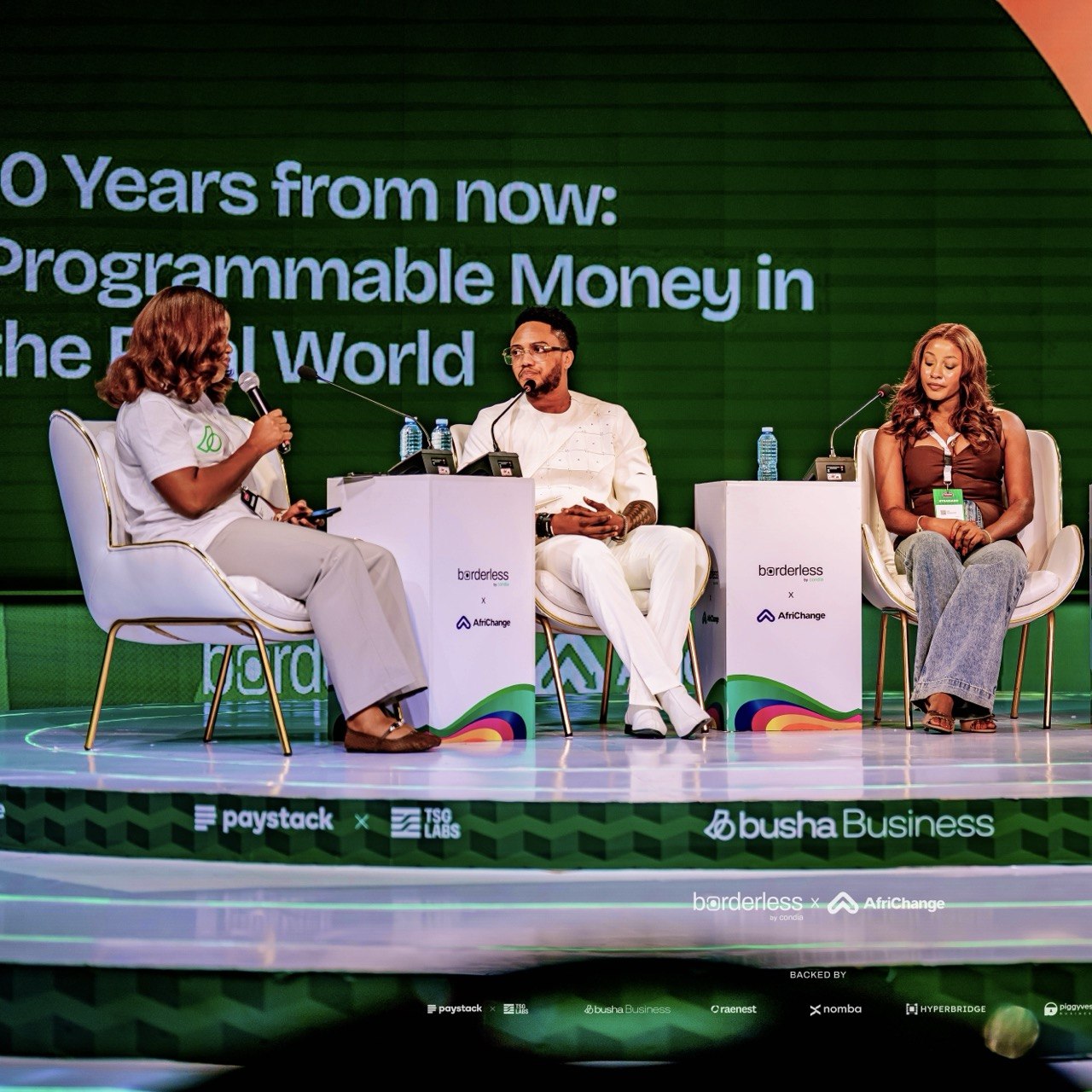 Harrison participating in a Web3 event